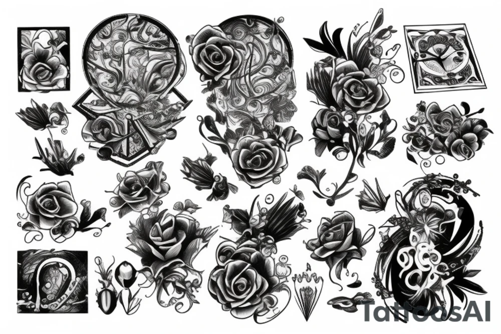 cards tattoo idea