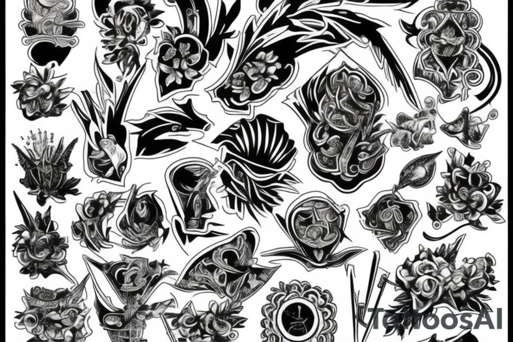 cards tattoo idea