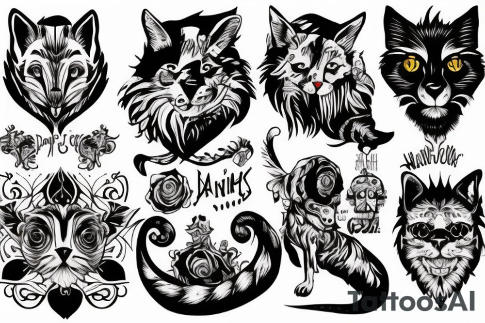animals wholl arm tattoo tattoo idea