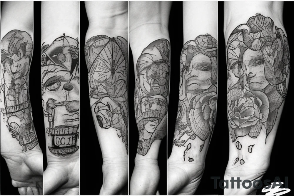 Hard life tattoo idea