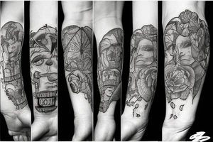 Hard life tattoo idea