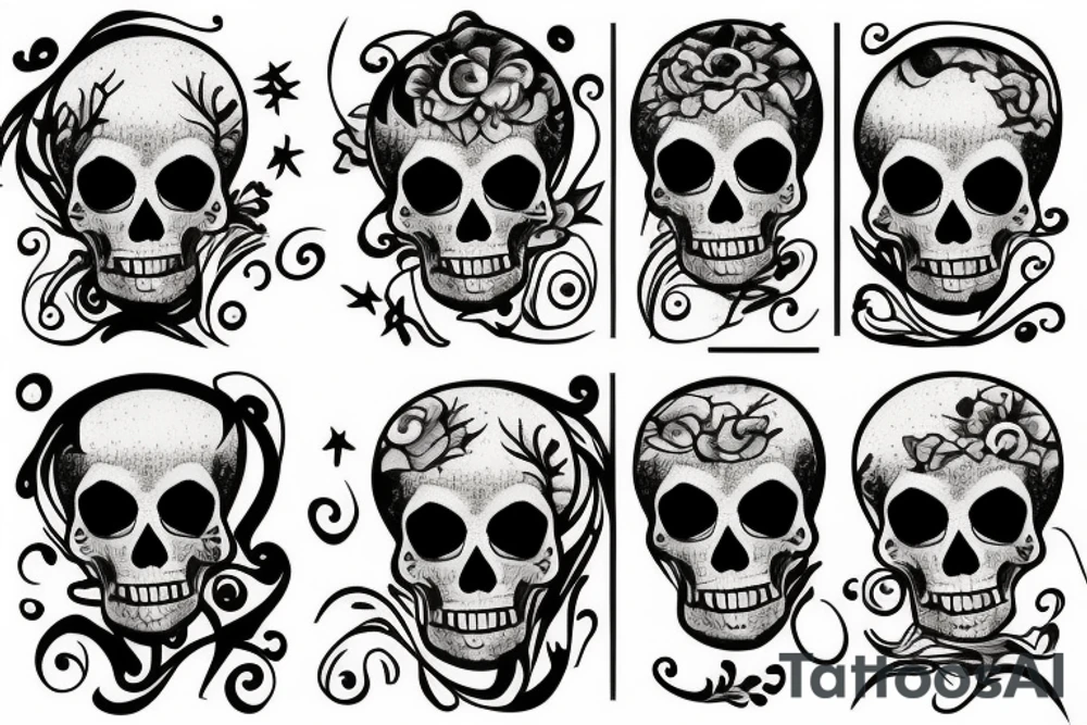 skeleton tattoo idea