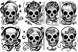 skeleton tattoo idea