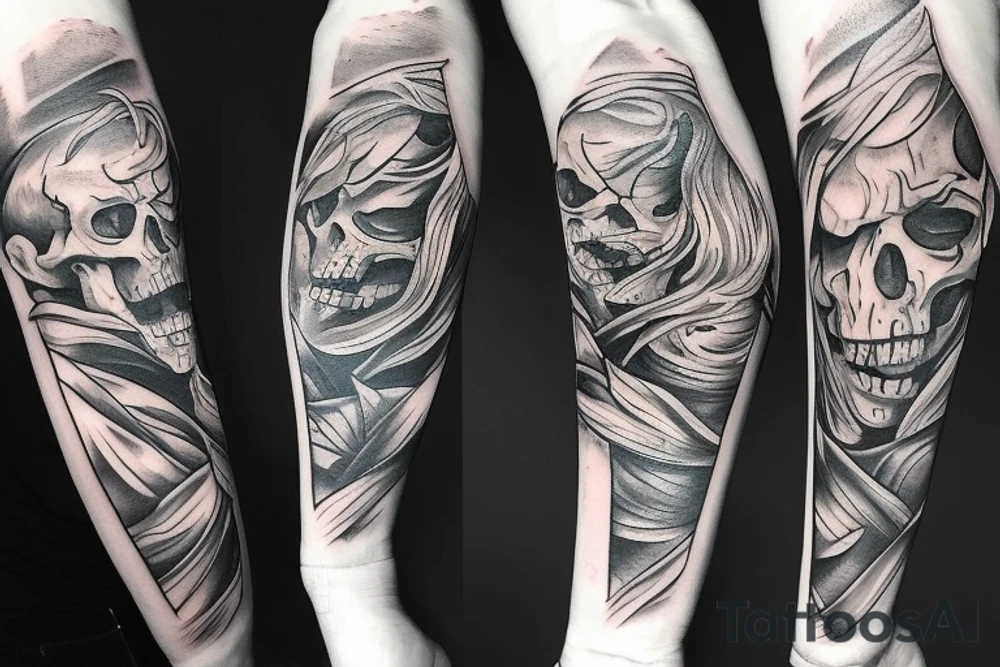 skeleton tattoo idea