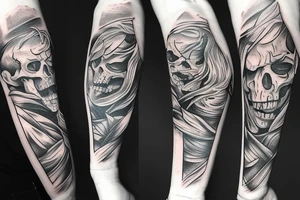 skeleton tattoo idea