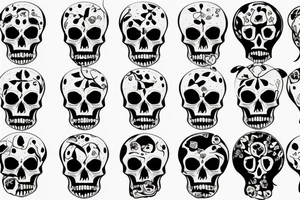 skeleton tattoo idea