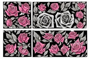 Rose in hearth tattoo idea