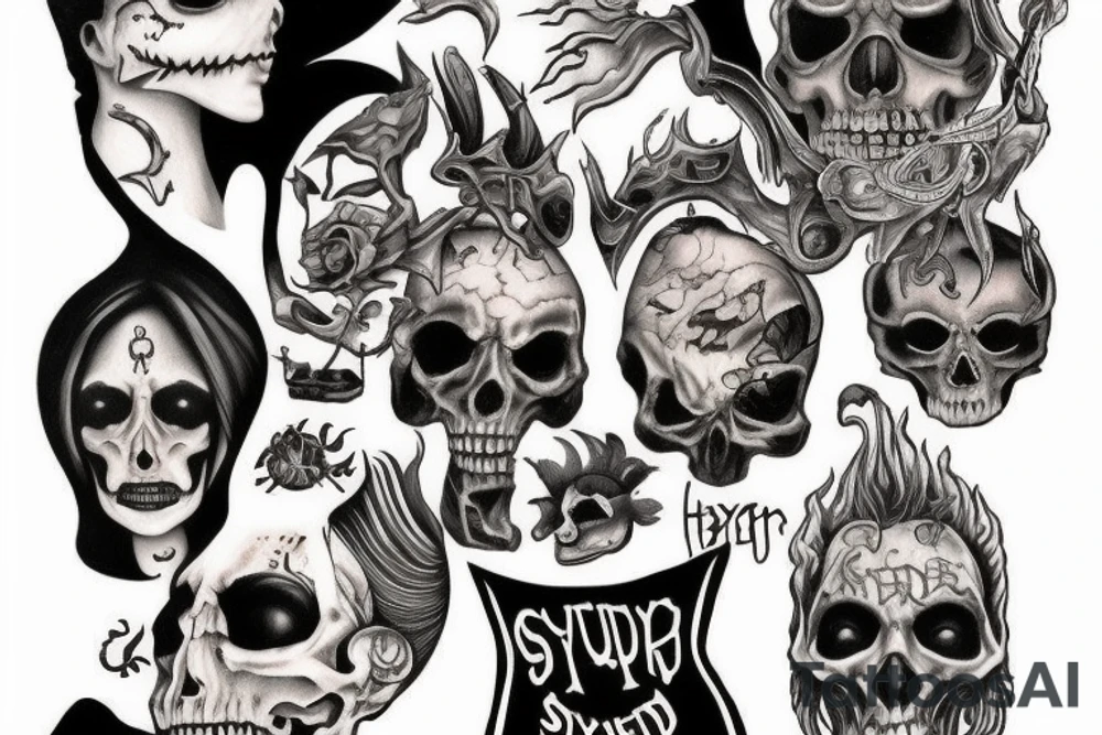 Hades cerber styx tattoo idea