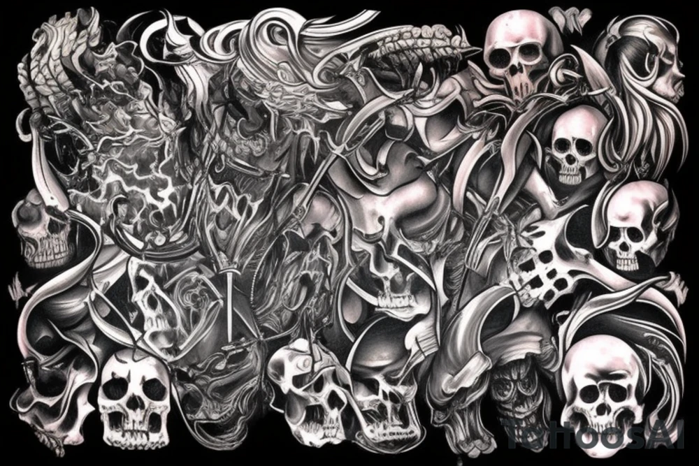 God of death tattoo idea