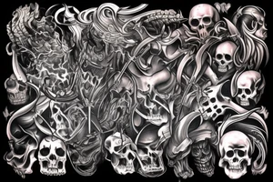 God of death tattoo idea