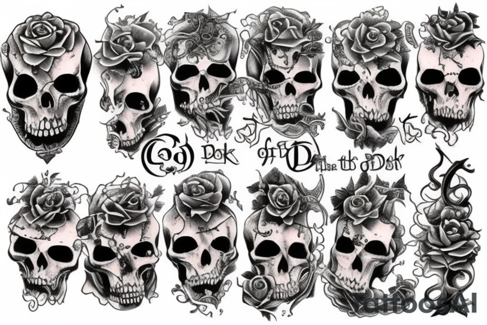 God of death tattoo idea