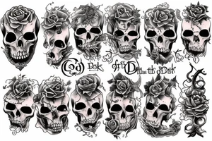 God of death tattoo idea