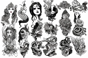 Siren tattoo idea