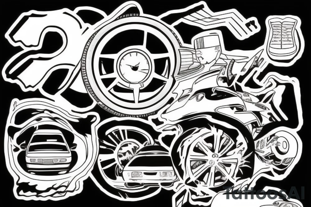 initial d auto tattoo idea