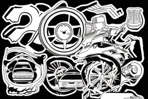 initial d auto tattoo idea