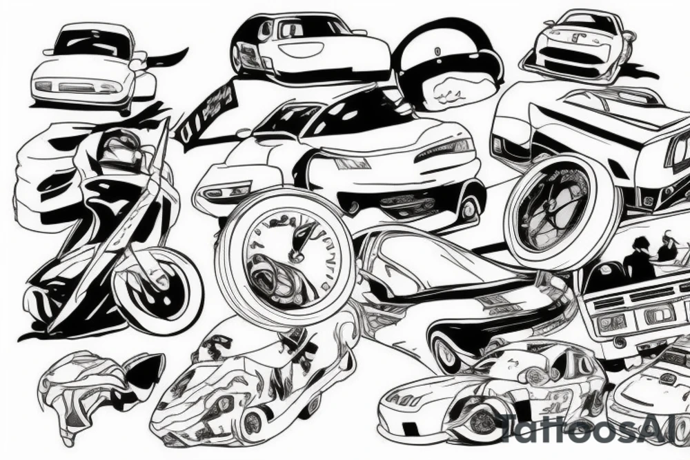 initial d tattoo idea