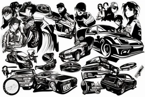 initial d tattoo idea