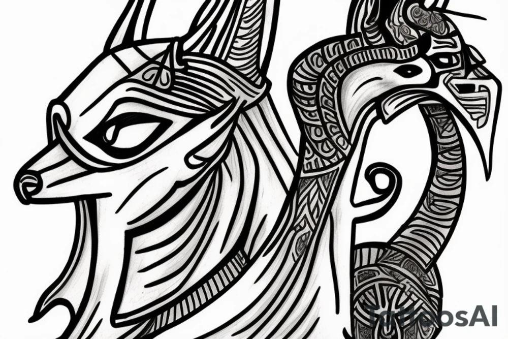 Anubis tattoo idea
