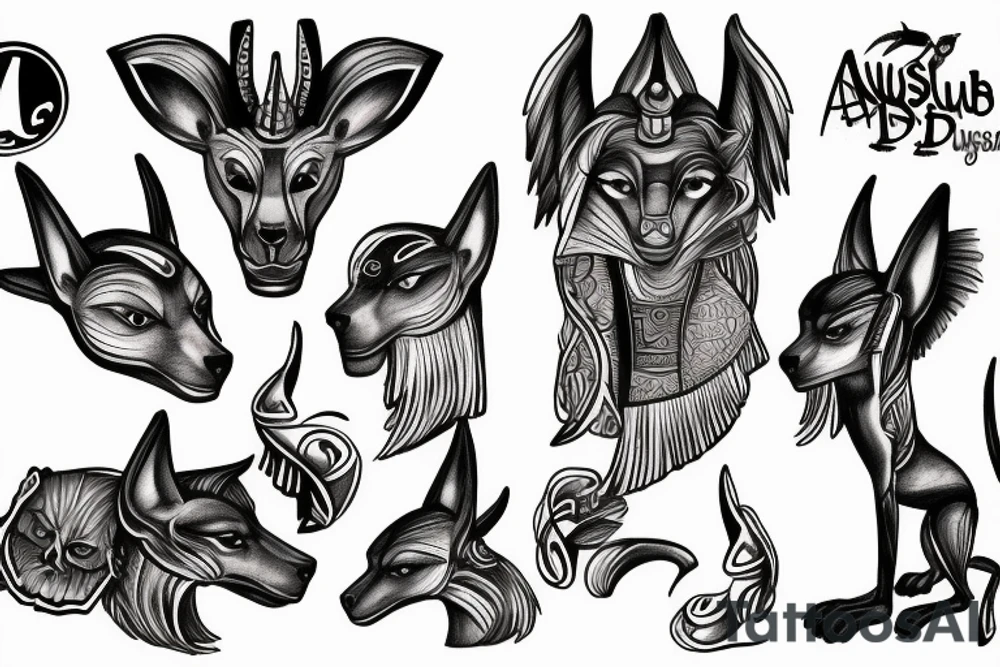 Anubis tattoo idea