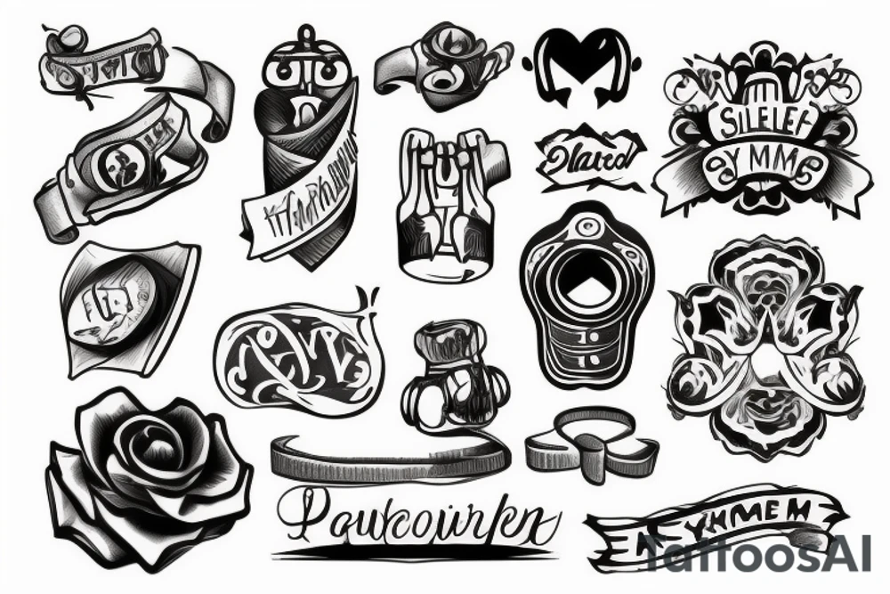 Some small tattoo about gym tattoo idea