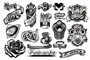 Some small tattoo about gym tattoo idea