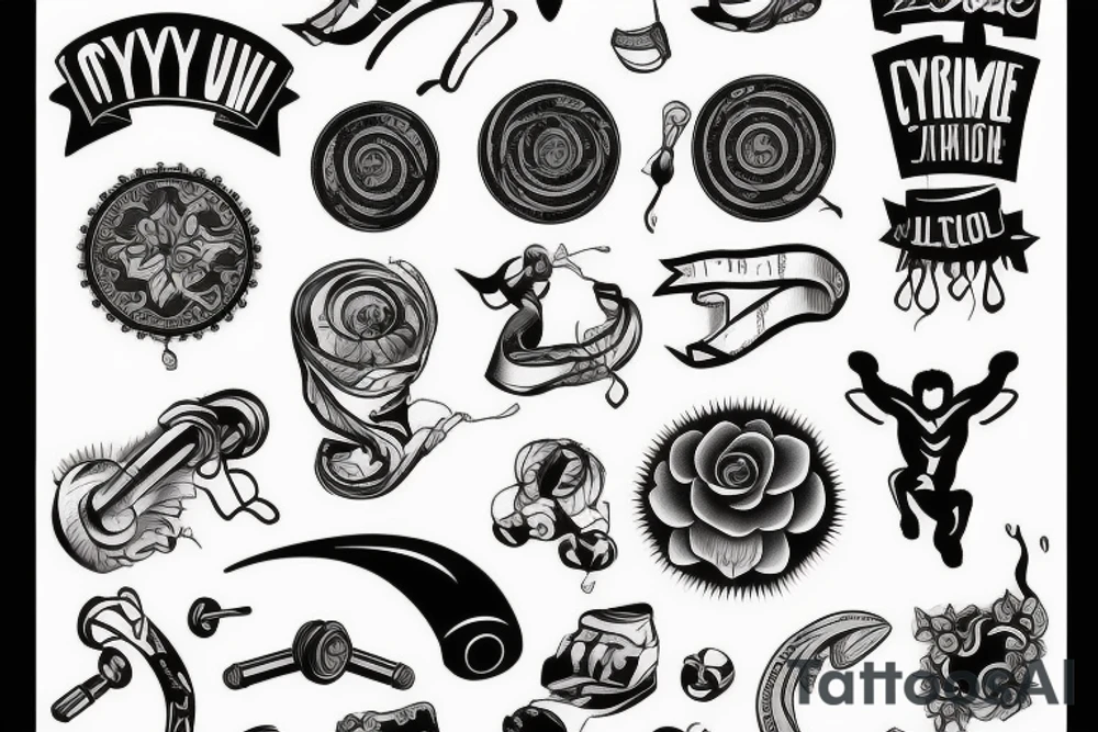 Some small tattoo about gym tattoo idea