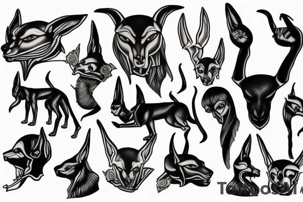 Anubis tattoo idea