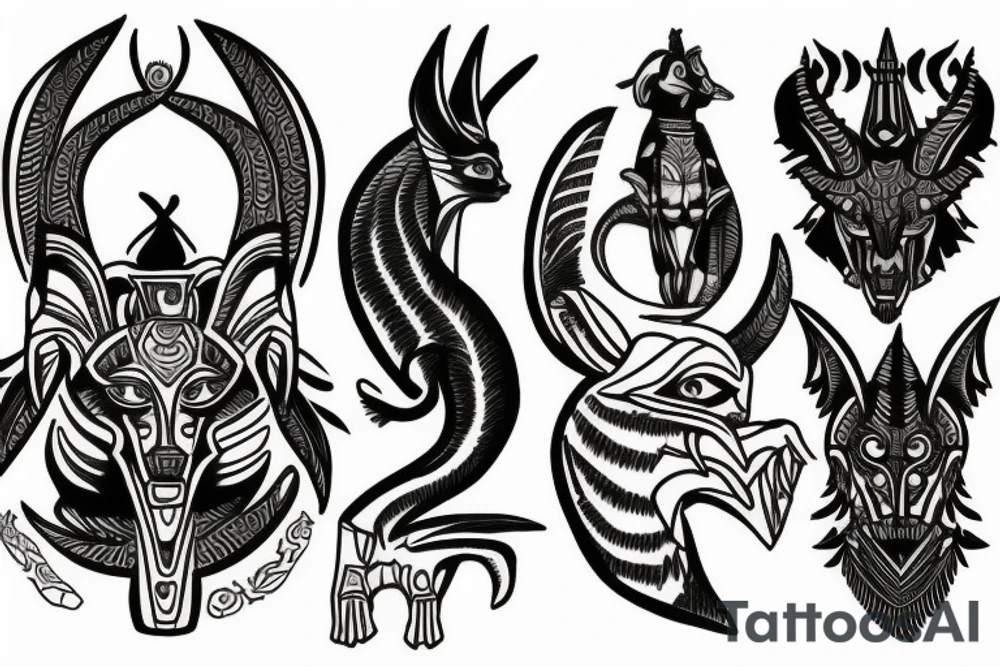 Anubis tattoo idea