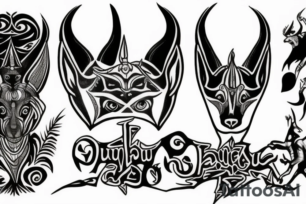 Anubis tattoo idea