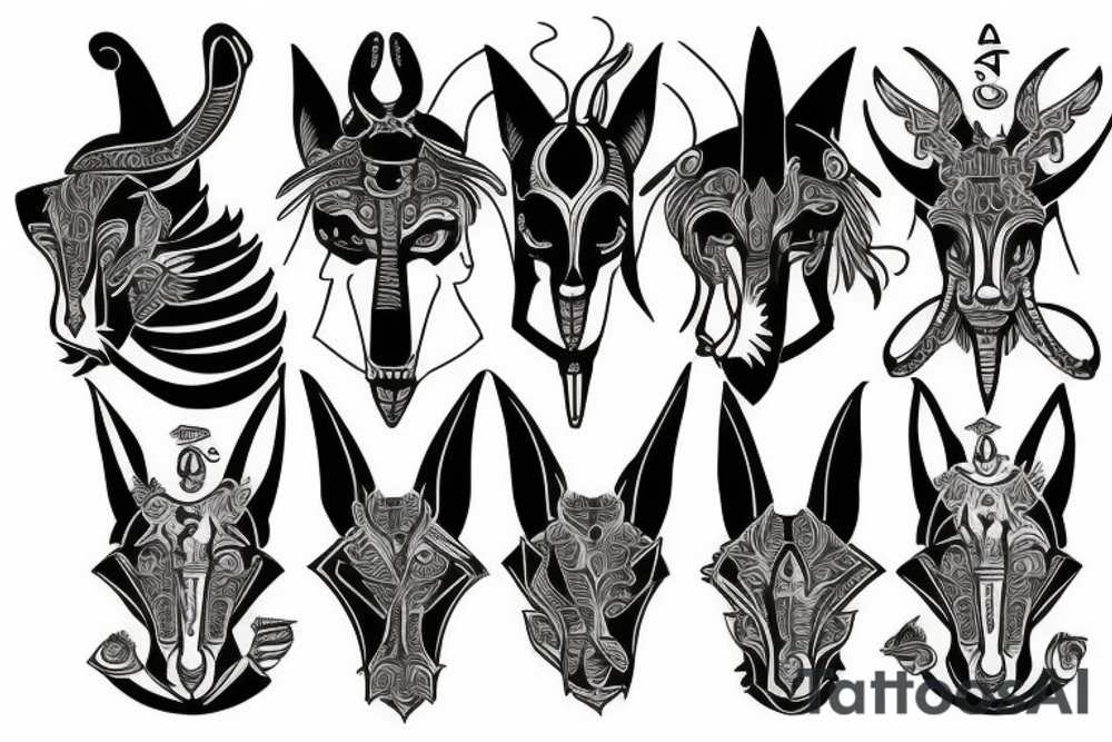 Anubis tattoo idea