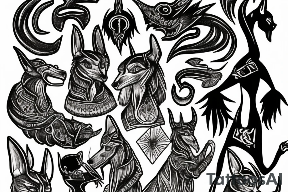 Anubis tattoo idea