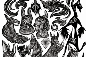 Anubis tattoo idea