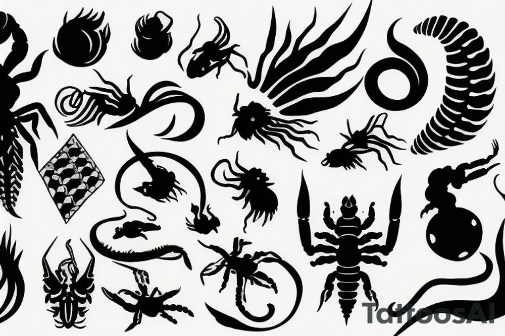 scorpio tattoo idea
