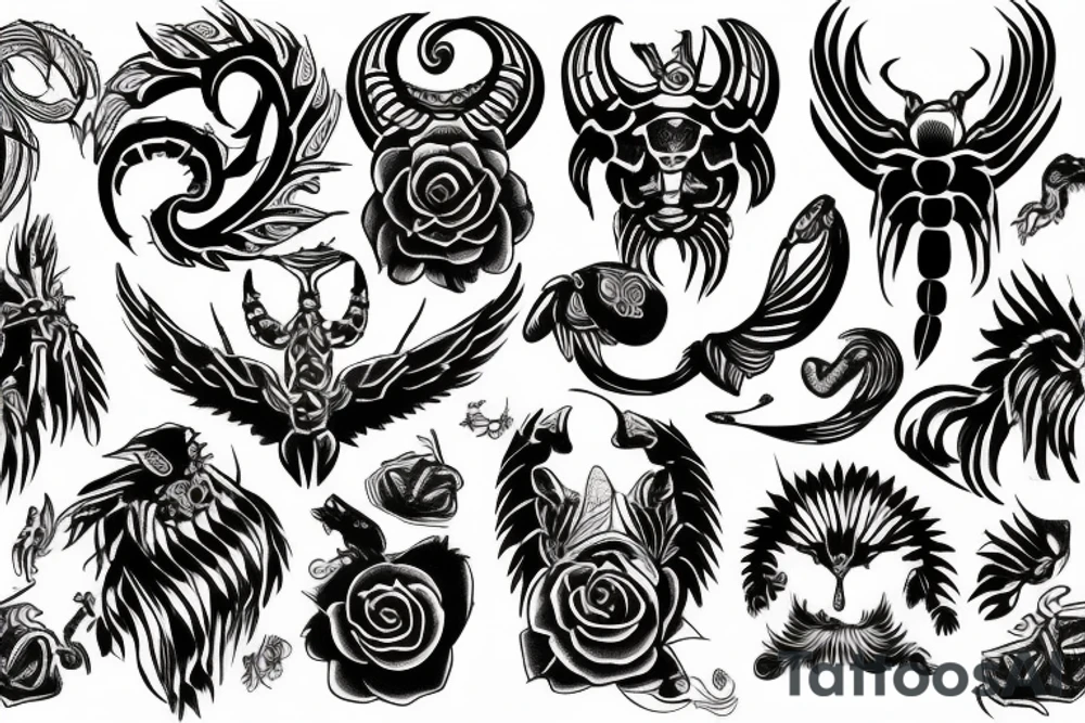 scorpio tattoo idea