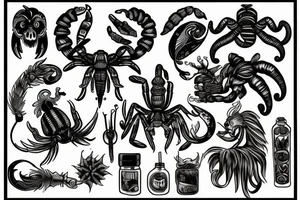 scorpio tattoo idea
