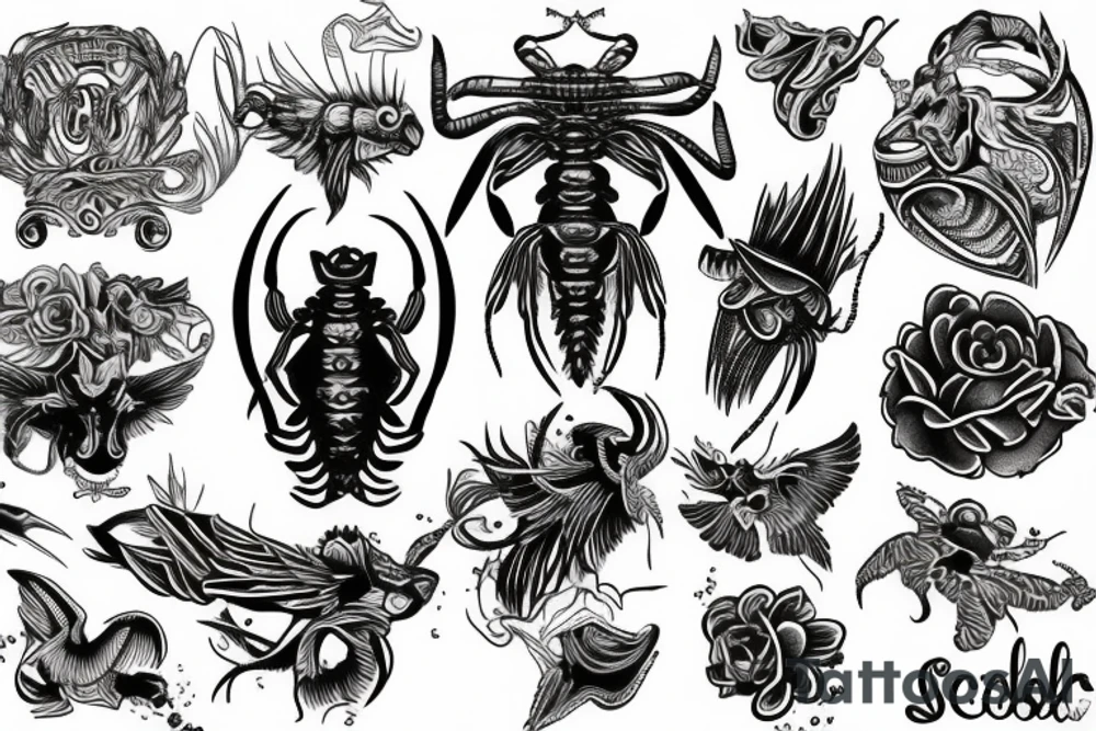 scorpio tattoo idea