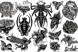 scorpio tattoo idea