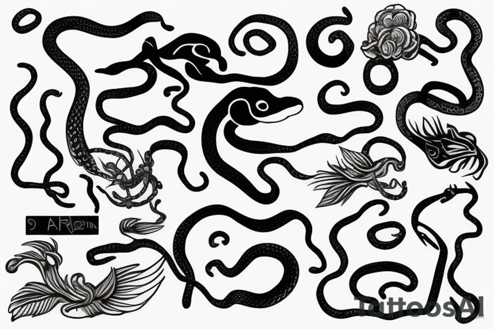 Snake tattoo idea