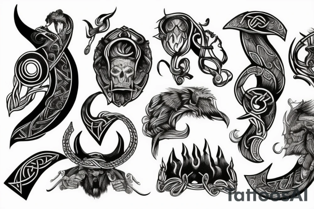 Viking tor tattoo idea