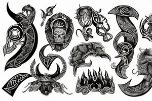 Viking tor tattoo idea