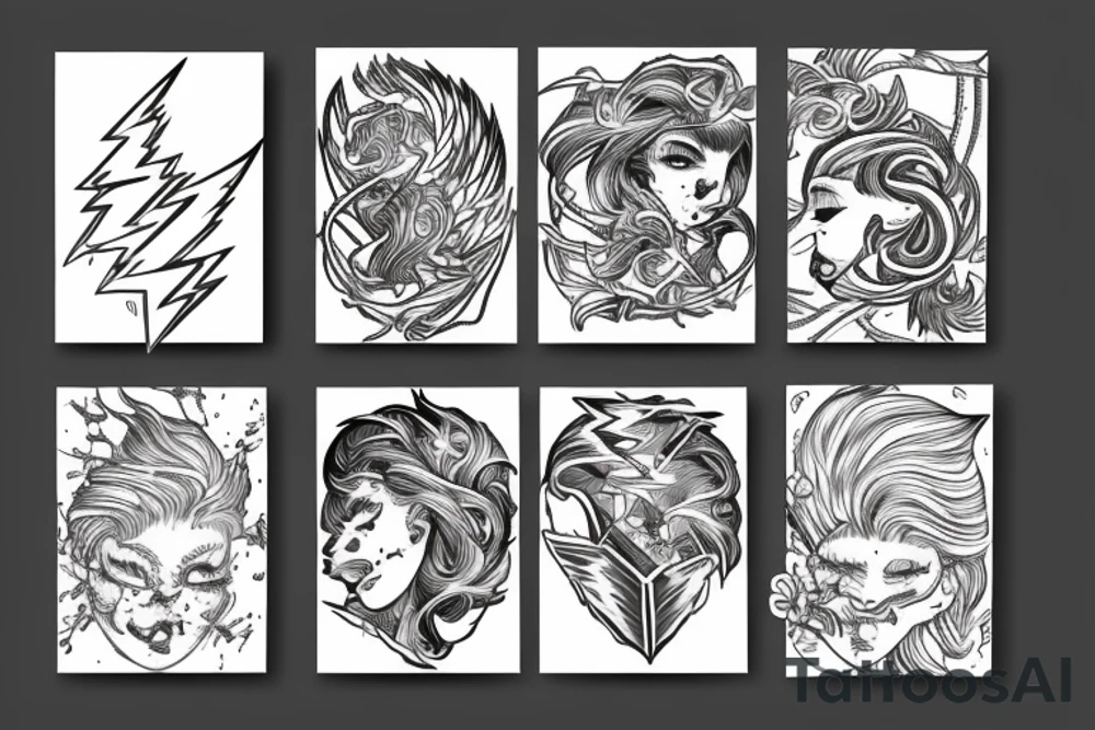 Lightning tattoo idea