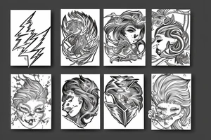 Lightning tattoo idea
