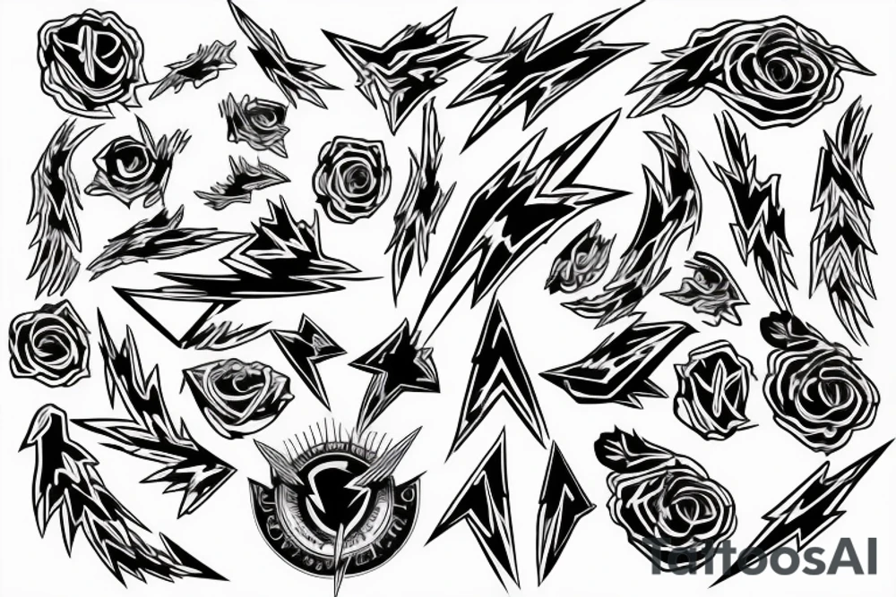 Lightning tattoo idea