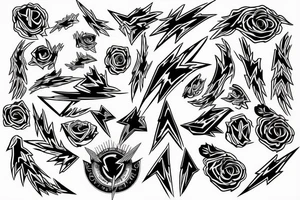 Lightning tattoo idea