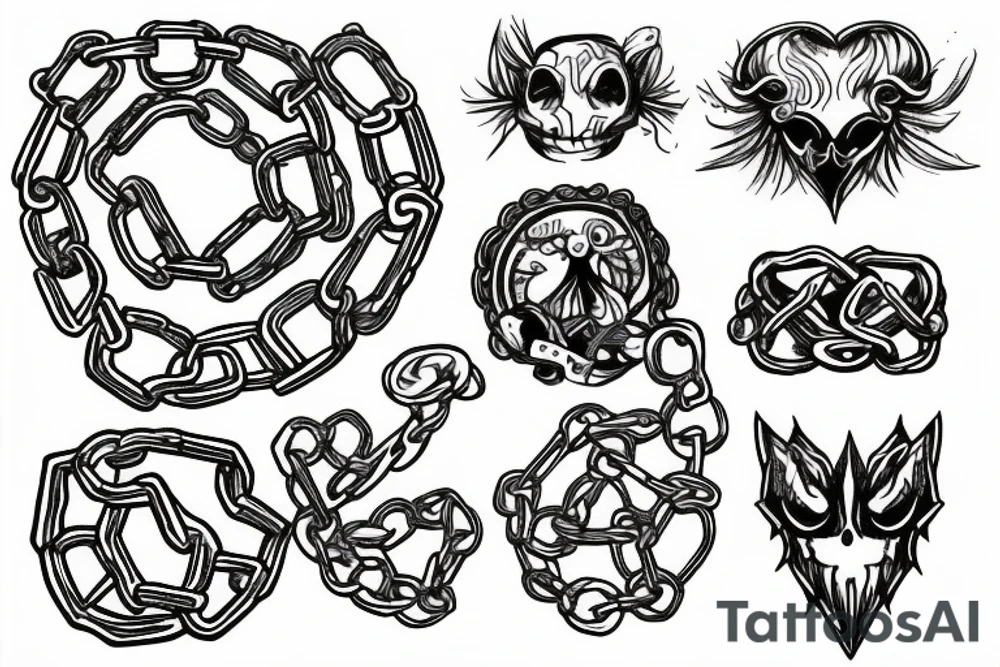Chain tattoo idea