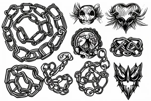 Chain tattoo idea