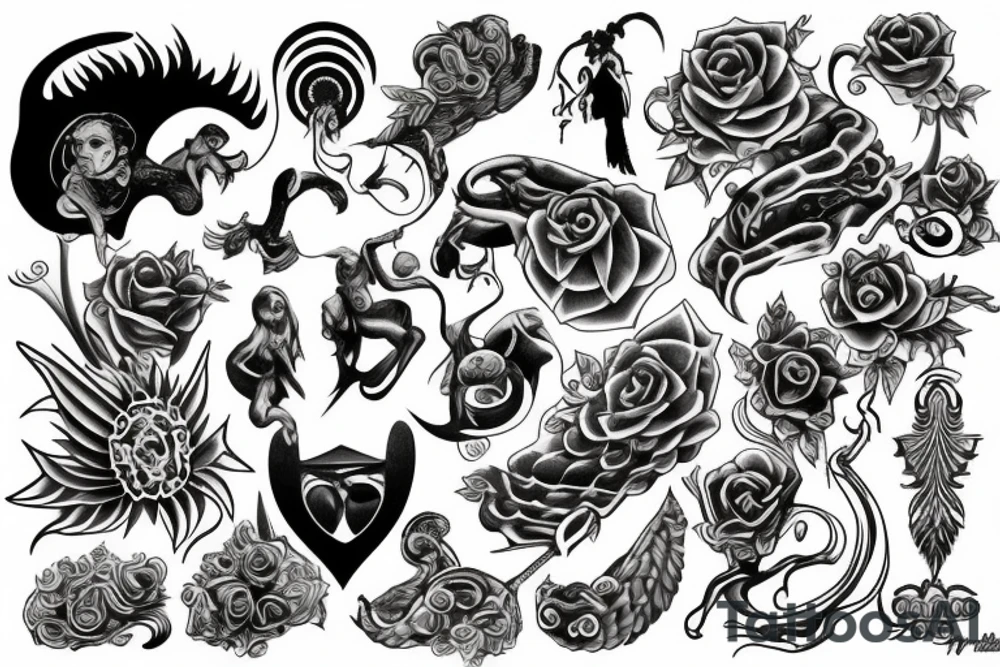 Antic god tattoo idea