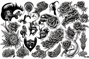Antic god tattoo idea