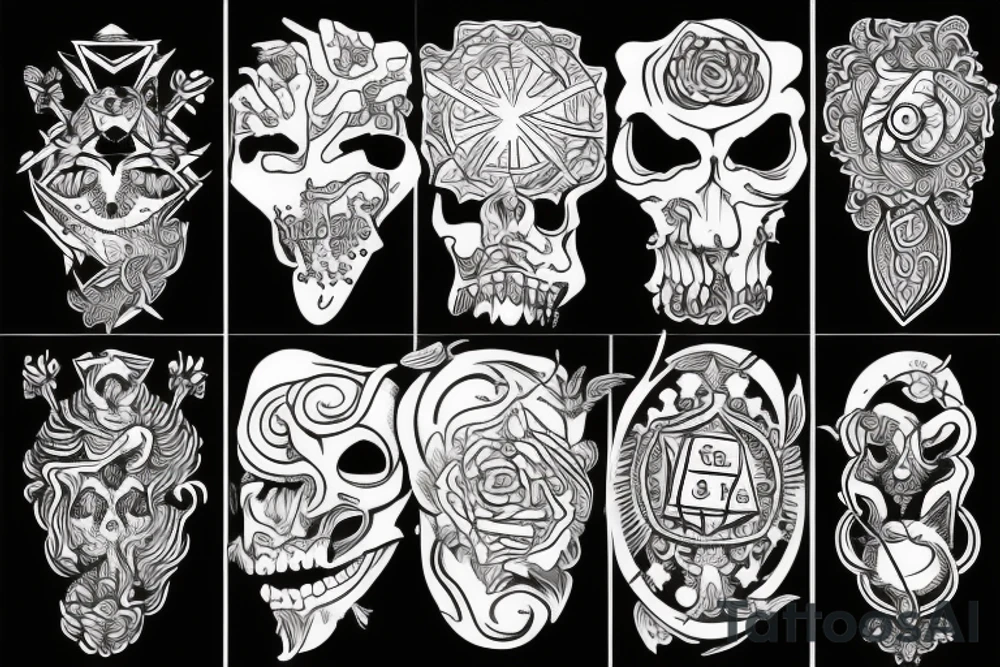 Antic god tattoo idea