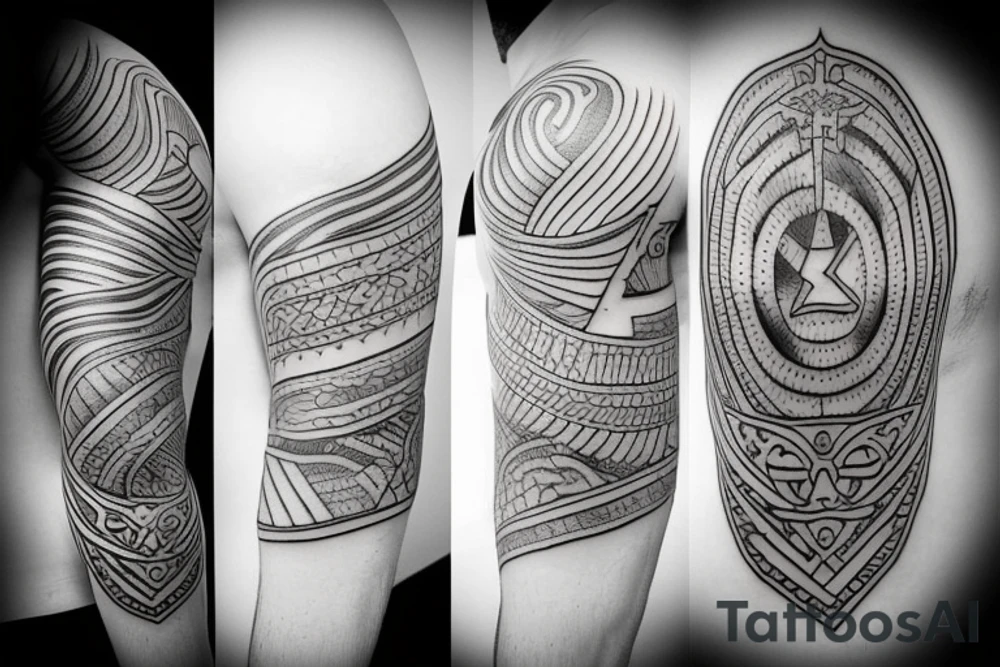 Greek god tattoo idea